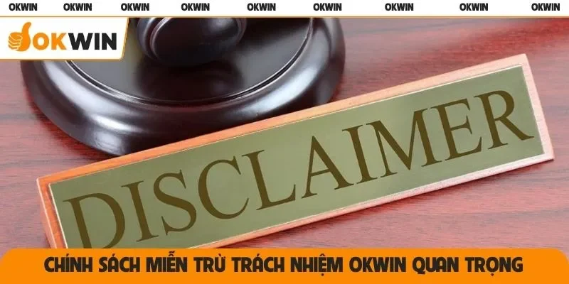 Chính sách miễn trừ trách nhiệm OKWIN quan trọng