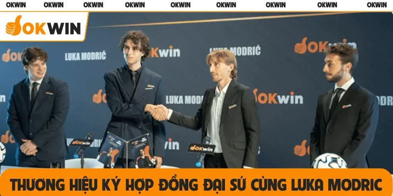 Thương hiệu ký hợp đồng đại sứ cùng Luka Modric