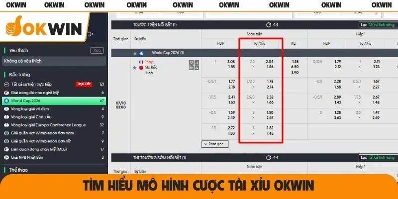 Tìm hiểu mô hình cược tài xỉu OKWIN