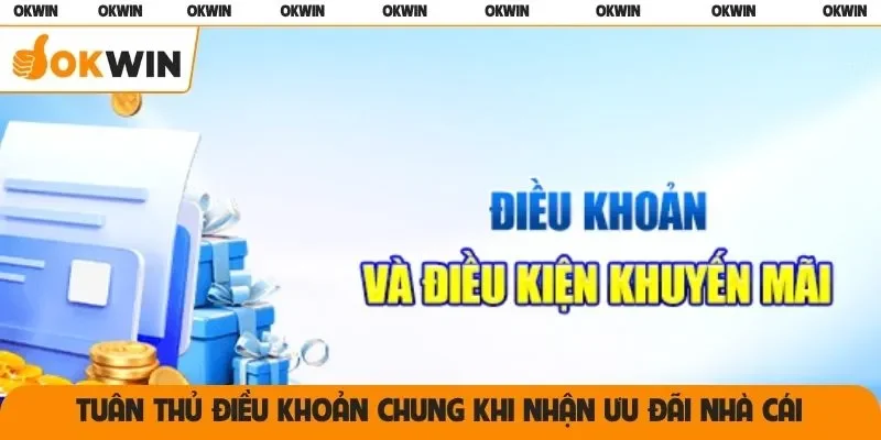 Tuân thủ điều khoản chung khi nhận ưu đãi nhà cái